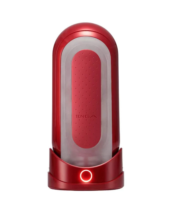 TENGA FLIP 0 ZERO ROJO CON CALENTADOR