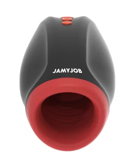 JAMYJOB NOVAX MASTURBADOR CON VIBRACION Y COMPRESIÓN