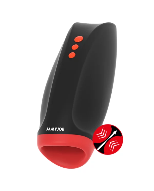 JAMYJOB NOVAX MASTURBADOR CON VIBRACION Y COMPRESIoN