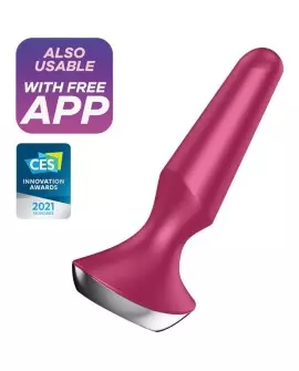 SATISFYER PLUG ILICIOUS 2 PLUG VIBRADOR - BERRY