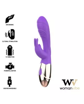 WOMANVIBE VIORA VIBRADOR RECARGABLE SILICONA