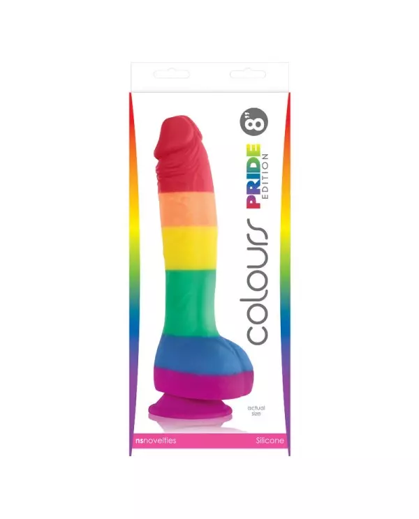 PRIDE DILDO BANDERA LGBT 19 CM