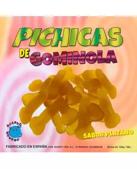 DIABLO PICANTE - PICHITAS DE GOMINOLA PLATANO