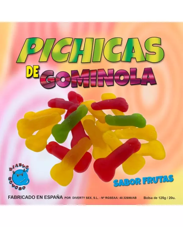 DIABLO PICANTE PICHITAS DE GOMINOLA FRUTAS