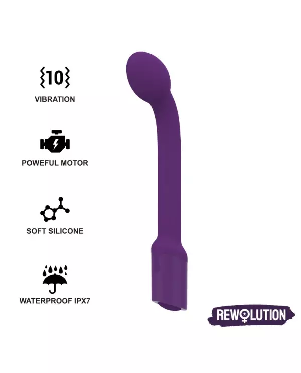 REWOLUTION REWOFLEX VIBRADOR ESTIMULADOR PUNTO G FLEXIBLE