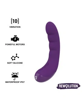 REWOLUTION REWOCURVY VIBRADOR FLEXIBLE RECARGABLE