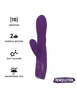 REWOLUTION REWORABBIT VIBRADOR FLEXIBLE CON RABBIT