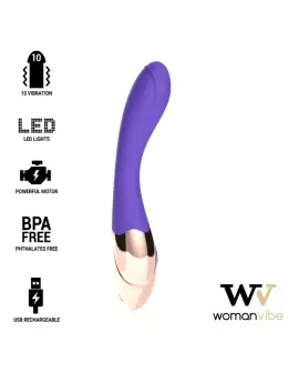 WOMANVIBE SUNNY VIBRADOR RECARGABLE SILICONA