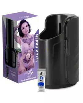 KIIROO PACK KEON + FEEL LEIGH RAVEN + LUBRICANTE AQUA QUALITY 50 ML