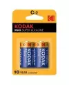 KODAK MAX PILA ALCALINA C LR14 BLISTER2