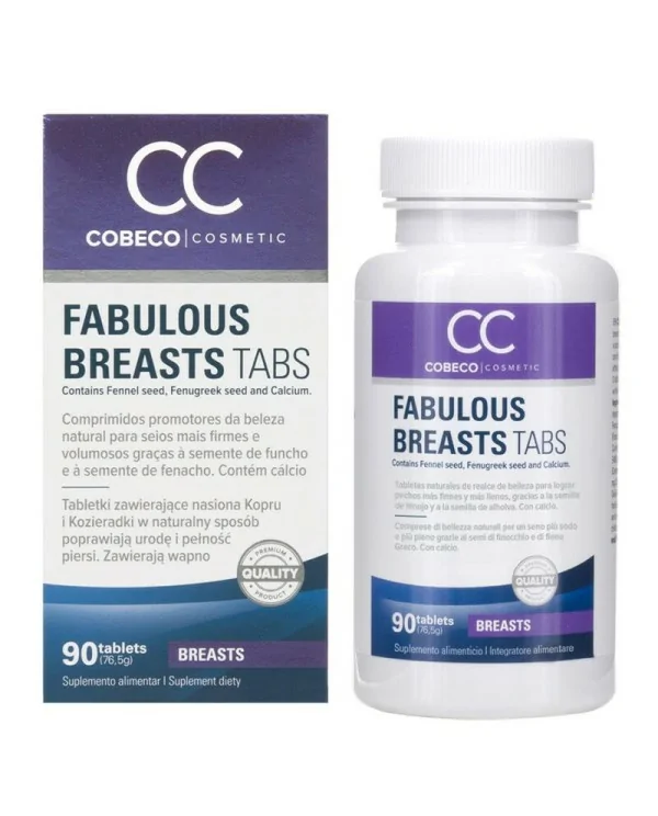 COBECO CC FABULOUS BREASTS AUMENTADOR DE SENOS 90 CAPSULAS ES en de fr es it nl 