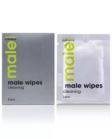 COBECO MALE WIPES TOALLITAS HIGIENICAS 6 X 25ML en de fr es it nl 