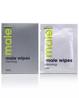 COBECO MALE WIPES TOALLITAS HIGIENICAS 6 X 2.5ML /en/de/fr/es/it/nl/