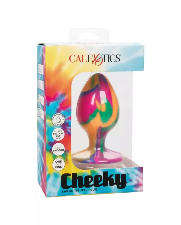 CALEX CHEEKY LARGE TIE DYE PLUG ANAL