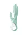 SATISFYER AIR PUMP BUNNY 5 VIBRADOR RABBIT INFLABLE VERDE