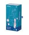 SATISFYER AIR PUMP BOOTY 5 VIBRADOR ANAL INFLABLE ROSA