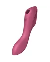 SATISFYER CURVY TRINITY 3 ESTIMULADOR Y VIBRADOR ROJO