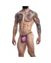 CUT4MEN TANGA PROVOCATIVE CUERO NEGRO XL