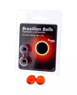 TALOKA - BRAZILIAN BALLS GEL EXCITANTE EFECTO CALOR Y FRÍO 2 BOLAS