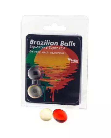 TALOKA BRAZILIAN BALLS GEL EXCITANTE EFECTO SUPER CALIENTE 2 BOLAS