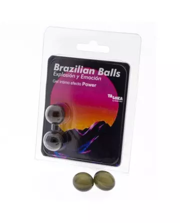 TALOKA BRAZILIAN BALLS GEL EXCITANTE EFECTO POWER 2 BOLAS