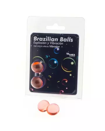 TALOKA BRAZILIAN BALLS GEL EXCITANTE EFECTO VIBRACIoN 2 BOLAS