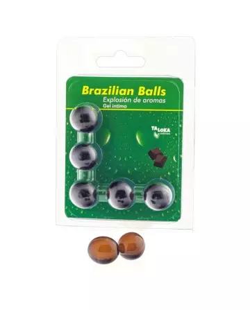 TALOKA BRAZILIAN BALLS GEL iNTIMO CHOCOLATE 5 BOLAS