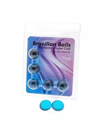 TALOKA BRAZILIAN BALLS GEL EXCITANTE EFECTO FRiO 5 BOLAS