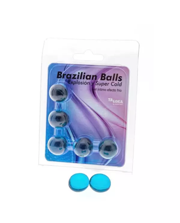 TALOKA BRAZILIAN BALLS GEL EXCITANTE EFECTO FRiO 5 BOLAS