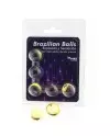 TALOKA BRAZILIAN BALLS GEL EXCITANTE EFECTO VIBRACIoN Y SHOCK 5 BOLAS