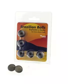 TALOKA - BRAZILIAN BALLS GEL EXCITANTE EFECTO FRESCOR 5 BOLAS