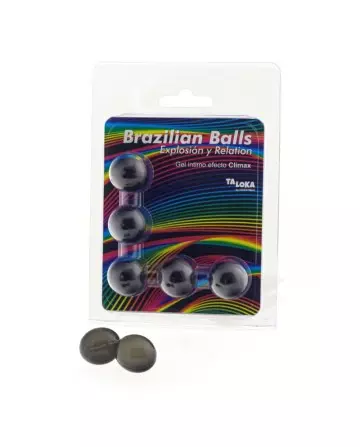 TALOKA BRAZILIAN BALLS GEL EXCITANTE EFECTO MORE FLAVOUR 5 BOLAS