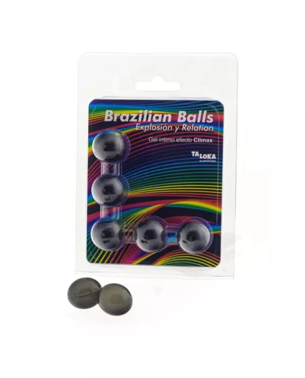 TALOKA BRAZILIAN BALLS GEL EXCITANTE EFECTO MORE FLAVOUR 5 BOLAS