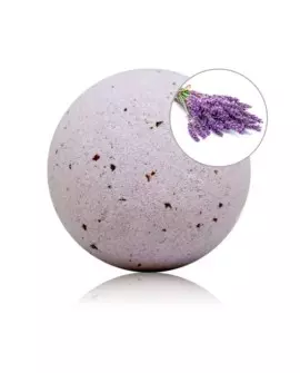 TALOKA - BOMBA DE BAÑO CON AROMA LAVANDA Y PÉTALOS DE ROSA