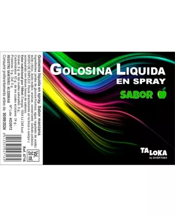 TALOKA SPRAY GOLOSINA LiQUIDA MANZANA