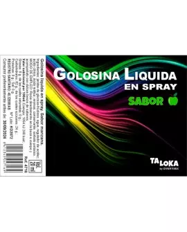 TALOKA - SPRAY GOLOSINA LÍQUIDA MANZANA