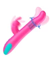 HAPPY LOKY PLUTO RABBIT VIBRATOR ROTATOR COMPATIBLE CON WATCHME WIRELESS TECHNOLOGY