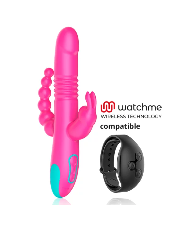 HAPPY LOKY DONALD TRIPLE ESTIMULACIoN ANAL PUNTO G CLiTORIS COMPATIBLE CON WATCHME WIRELESS TECHNOLOGY