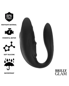 BRILLY GLAM COUPLE PULSING & VIBRATING CONTROL REMOTO