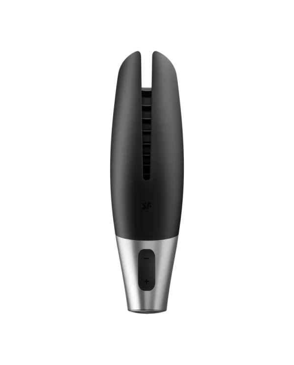 SATISFYER POWER MASTURBATOR NEGRO Y PLATA