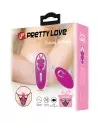 PRETTY LOVE DANCING BUTTERFLY ESTIMULADOR PARA BRAGUITA CON CONTROL REMOTO LILA