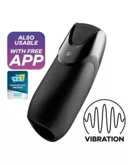 SATISFYER MEN VIBRATION+ - NEGRO