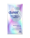 DUREX INVISIBLE EXTRA LUBRICADO 12 UDS