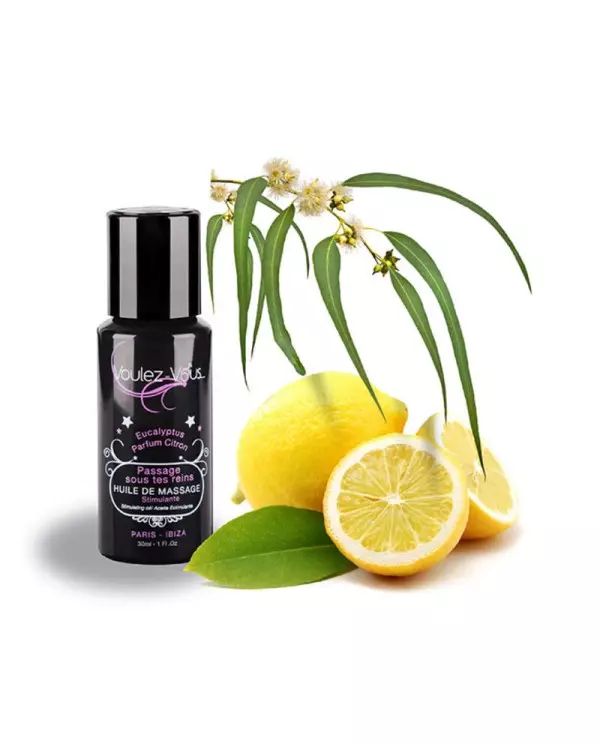 VOULEZ VOUS ACEITE DE MASAJE ESTIMULANTE EUCALIPTO LIMoN 30 ML