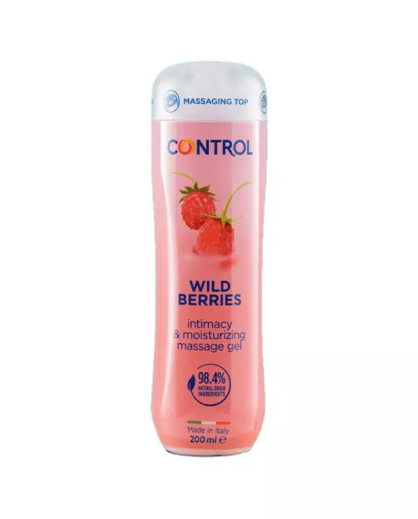 CONTROL GEL DE MASAJE 3 EN 1 WILD BERRIES 200 ML