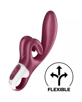 SATISFYER TOUCH ME VIBRADOR RABBIT - ROJO