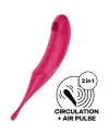 SATISFYER TWIRLING PRO ESTIMULADOR Y VIBRADOR ROJO