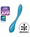 SATISFYER G SPOT FLEX 5 MULTI VIBRADOR AZUL