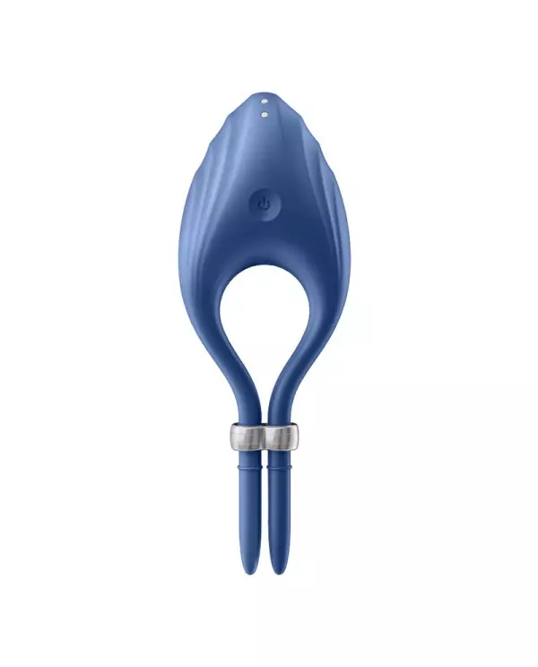 SATISFYER DUELIST ANILLO VIBRADOR AZUL