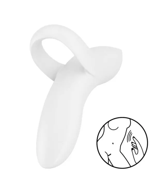 SATISFYER BOLD LOVER DEDAL VIBRADOR BLANCO